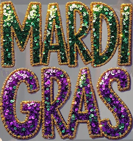 Sequin Mardi Gras Tee